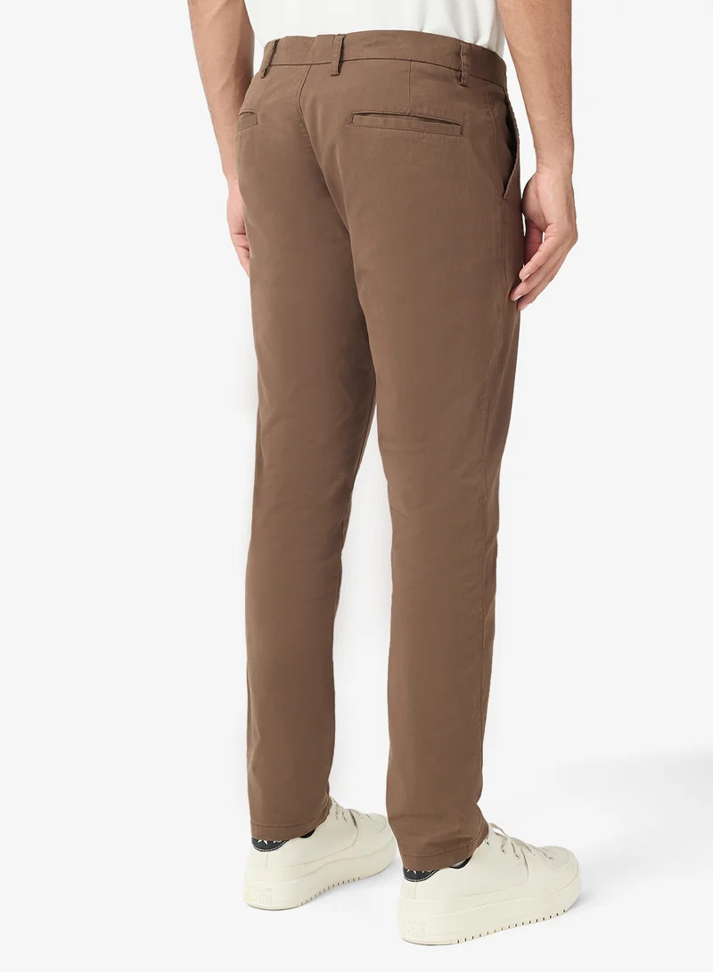 Robert Wood  Tapered Fit Smart Chinos for Men | Best Price UAE